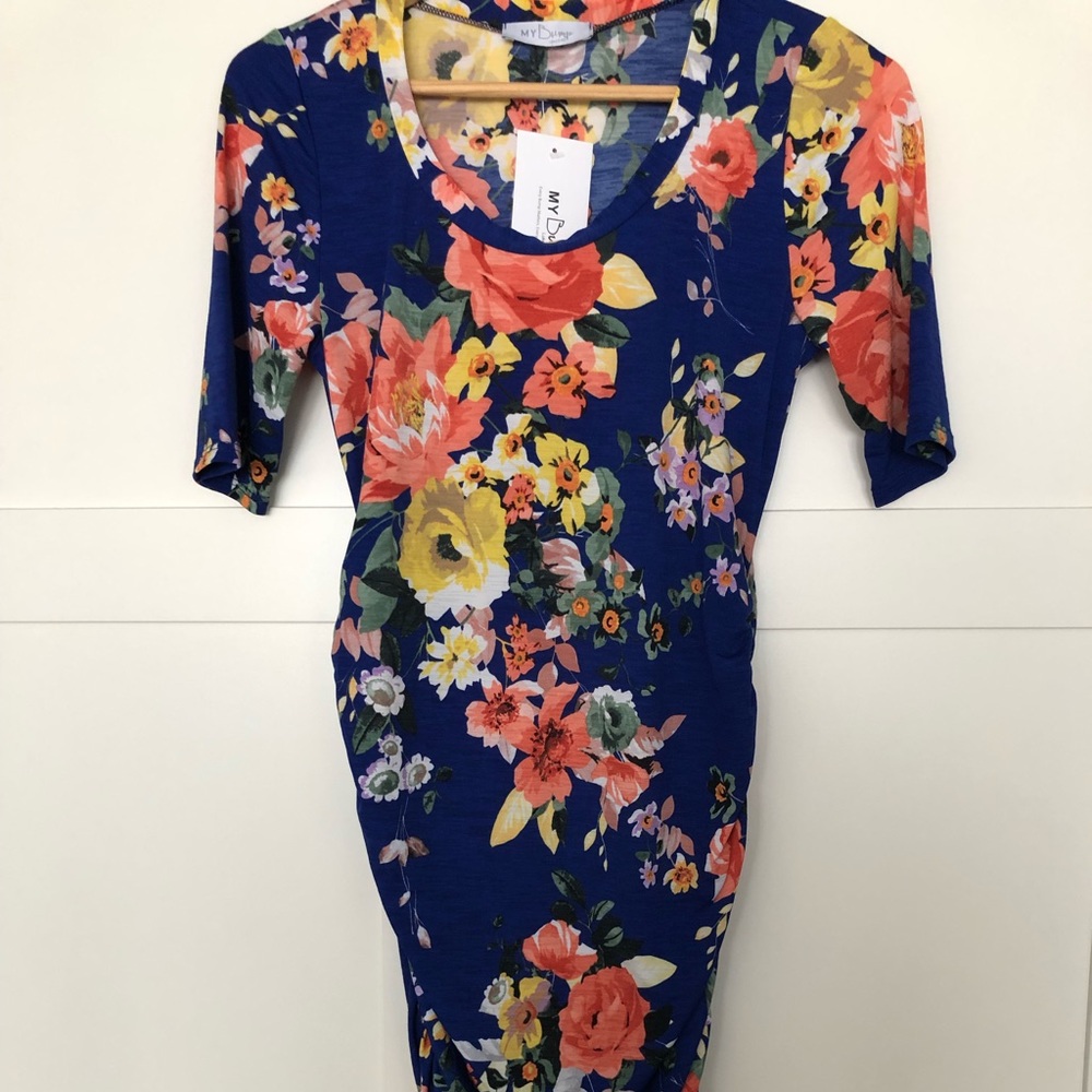 Floral My Bump Maternity Dress - Small